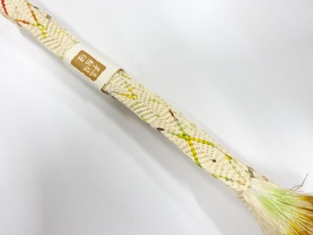 未使用品　正絹　手組帯締め